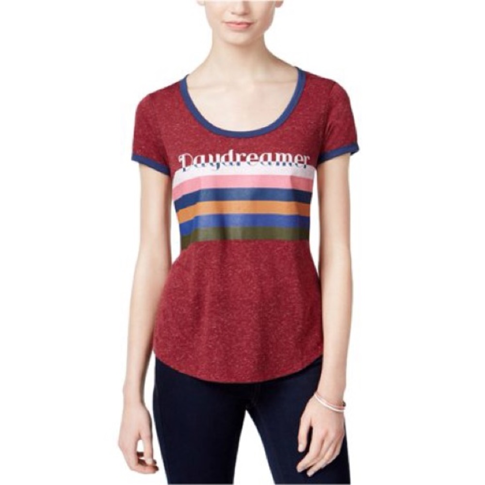Belle Du Jour Daydreamer Red Graphic Tee